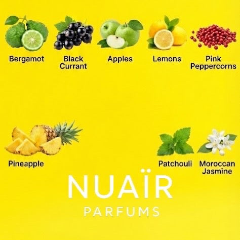 NUAÏR Smoked Pineapple | Premium Extrait De Parfum | Long Lasting Fragrance